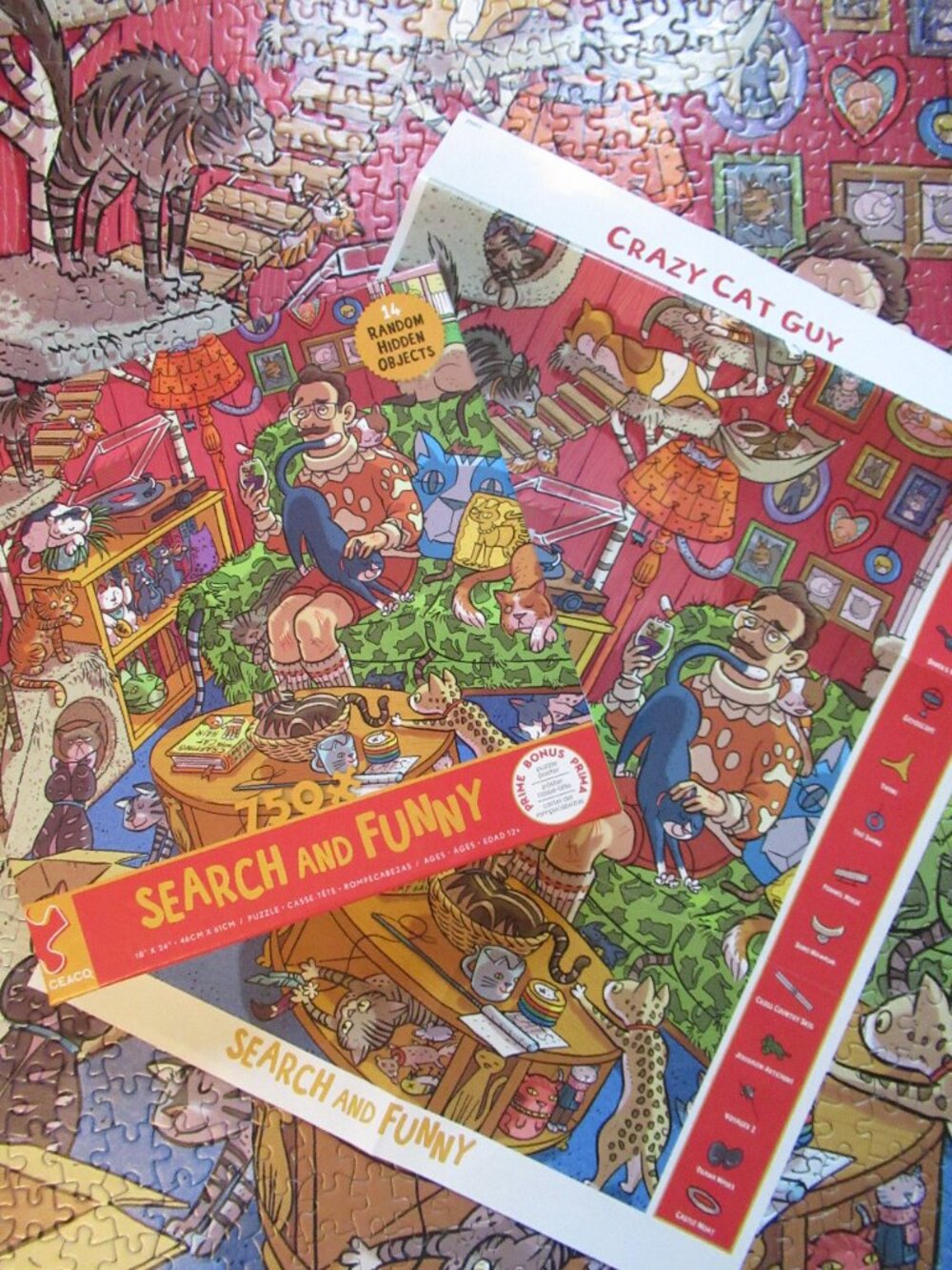Crazy Cat Guy Puzzle